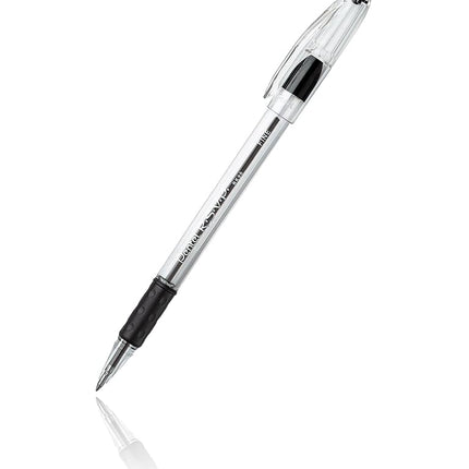 Pentel R.S.V.P. Ballpoint Pen, Fine Line, Black Ink, 2 Pack (BK90BP2A)