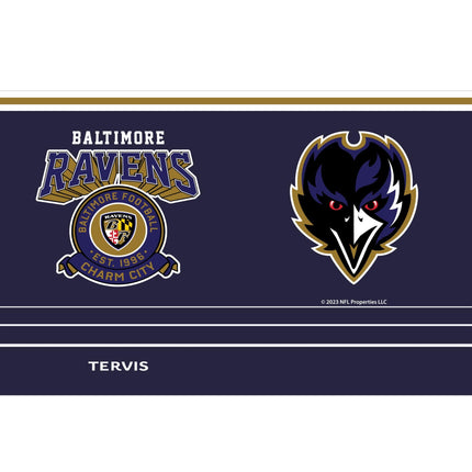 Tervis NFL Baltimore Ravens-Vintage Insulated Tumbler, 30oz, Stainless Steel