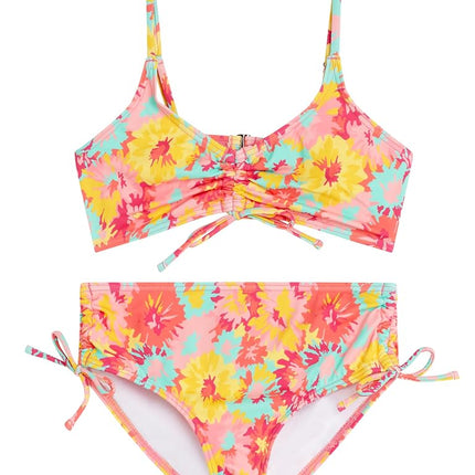 Kanu Surf Women's Willow V-Neck Bikini Beach Sport 2-Piece Swimsuits, River Coral, 7