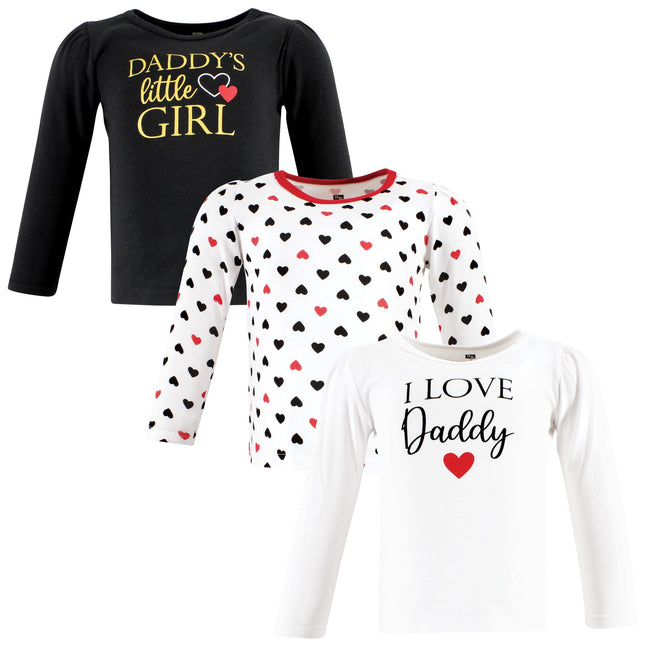 Hudson Baby Baby Long Sleeve T-Shirts, Girl Daddy 