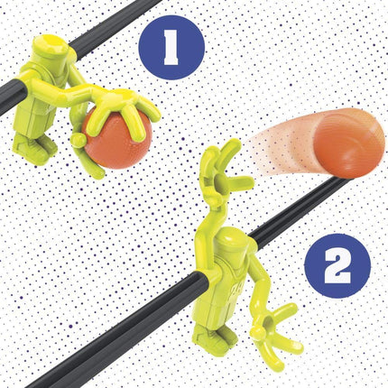 Hasbro Gaming Juego Foosketball, El Fútbol de Mesa Más Baloncesto de Disparar y Anotar, no buscado Juego de Mesa para Niños de 8 Años en Adelante, para 2 Jugadores
