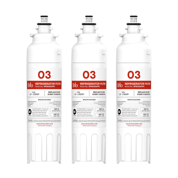 Brio LT800P & ADQ73613401 Water Filter Replacement