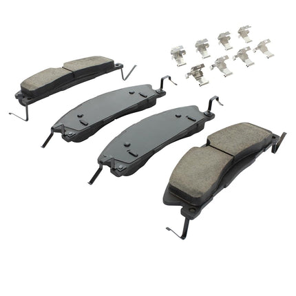 QUALITY-BUILT Premium Semi-Metallic Front Brake Pads (1001-1611AM) Compatible with 2013-2019 Ford (Explorer/Police Interceptor Sedan/Police Interceptor Utility/Special Service Police Sedan/Taurus)