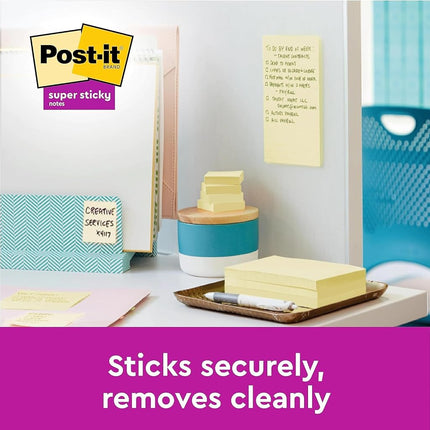 Post-it Super Sticky Notes, 14 + 2 Free Pads (1440 Sheets), 76 mm x 76 mm