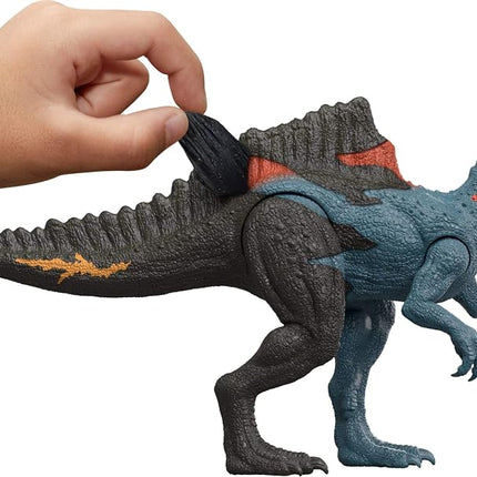 Mattel Jurassic World Dino Reveal Deluxe Concavenator Action Figure Toy, Tear Away Pack & Peel Off Color Change Dinosaur Play