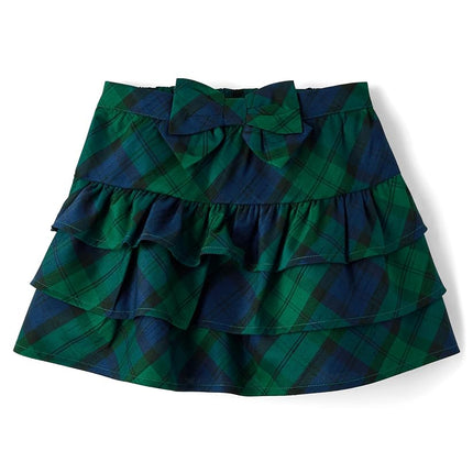 Faldas con volantes para niñas y bebés de Gymboree, Noble Forest Plaid, 7