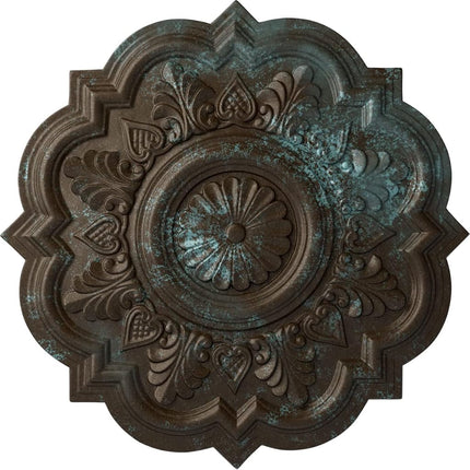 Ekena Millwork CM20DRBBS Deria Ceiling Locket Bronze Blue Patina