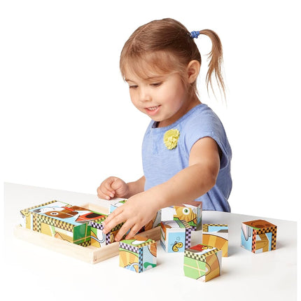 Pets Cube Puzzle: Puzzles (Wooden) - Maze/Cube/Touch & Feel