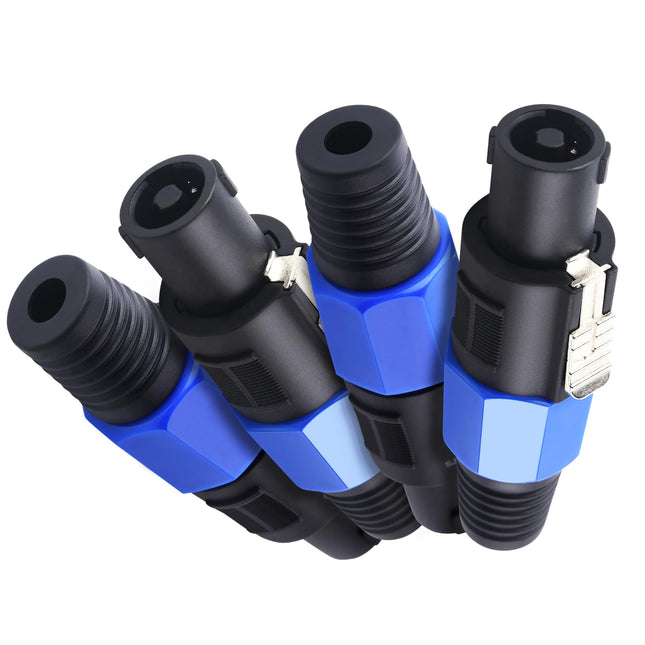 Cable Matters 4-Pack, 4-Pole Speaker Cable Connect