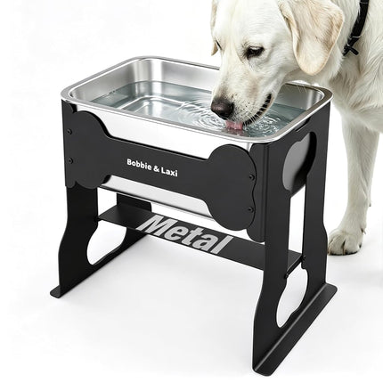 9.1 L Elevated Large Dog Water Bowl, 36CM Raised D
