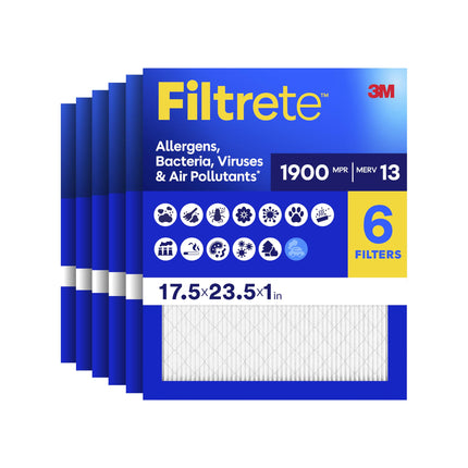 Filtrete 17.5x23.5x1, AC Furnace Air Filter, MPR 1