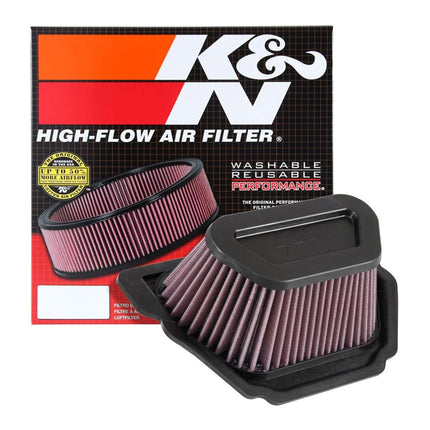 K&N Engine Air Filter: High Performance, Premium, Powersport Air Filter: Fits 2015-2019 YAMAHA (MT-10, YZF R1, YZF R1M, YZF R1S) YA-1015