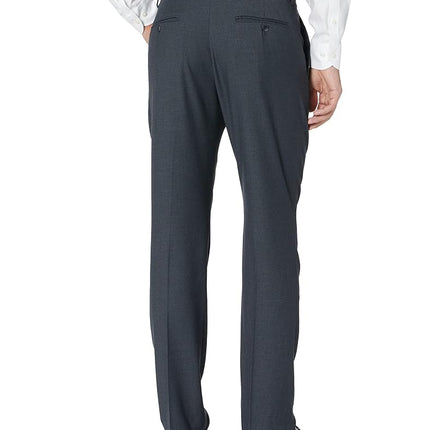 Pantalon Extensible Uni Coupe Slim pour Homme Perry Ellis, Gris Anthracite Chiné, 32W x 32L