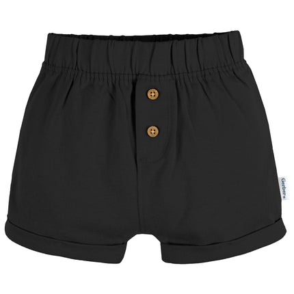 Gerber Baby 3-Pack Knit Shorts, Multicolor, Multicolor, 6 Months