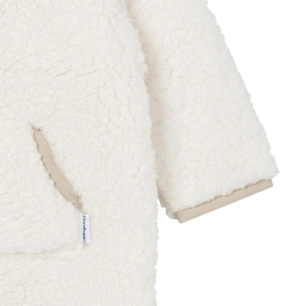 Gerber Unisex Baby Baby Unisex Fleece Romper, Ivory, 6-9 Months