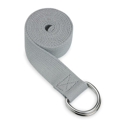 Gaiam Yoga Strap, Granite Storm, 6-Feet