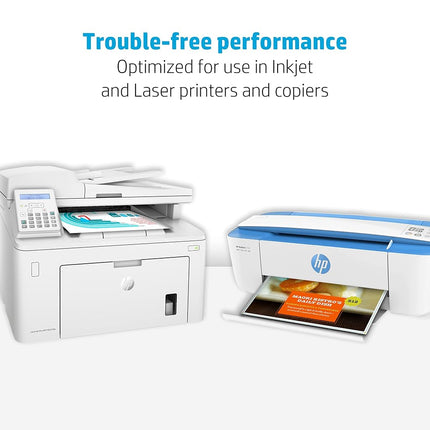 HP Paper, Premium Choice LaserJet, 32lb, 8.5x11, Letter, 100 Bright, 250 Sheets / 1 Pack, (113500) Made in The USA