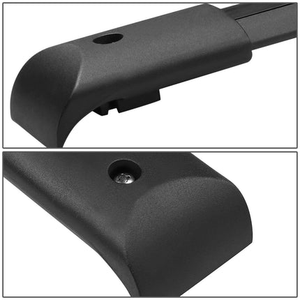 DNA Motoring PT-ZTL-8039 Pair Aluminum Car Roof Rack Cross Bars Compatible with 03-08 Honda Pilot,Black