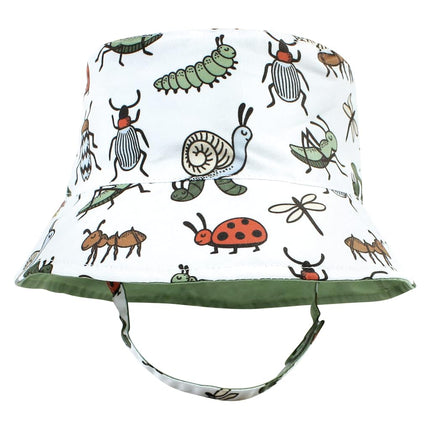 Chapeau de soleil pour bébé fille Hudson Baby, motif écossais avec animaux, 12-24 mois