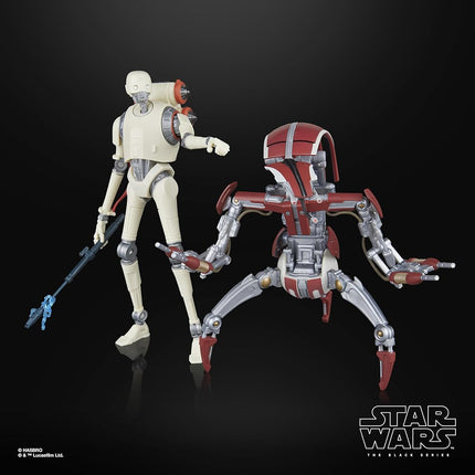 Star Wars The Black Series KX Security Droid Enforcer & Droideka Jedi: Survivor 15-cm Action Figures