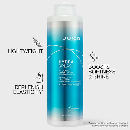 Joico HydraSplash Hydrating Conditioner for Unisex 33.8 oz Conditioner, 1 L