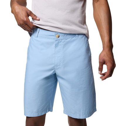 Columbia Men's Washed Out Short, Cotton, Classic Fit, Ripple Blue, 42W x 10L