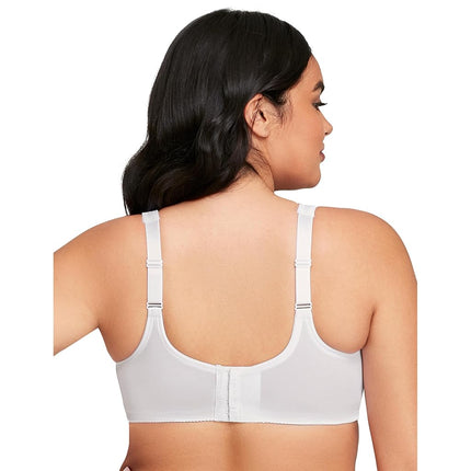 Glamorise MagicLift Minimizer Wirefree Bra 1003 (Women's & Women's Plus) White