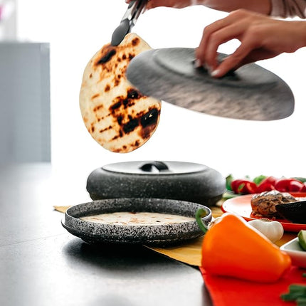 Dexas Microwavable Tortilla Warmer, Granite Pattern