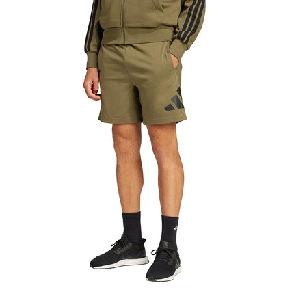 adidas Essentials Men's 7" Big Logo Shorts, Olive 