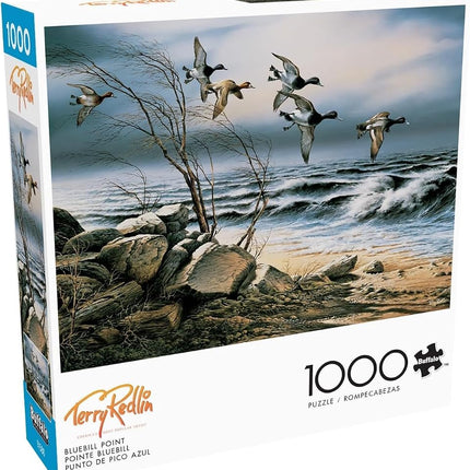 Buffalo Games - Terry Redlin - Bluebill Point - 1000 Piece Jigsaw Puzzle for Adults Challenging Puzzle Perfect for Game Nights - Finished Puzzle Size is 26.75 x 19.75