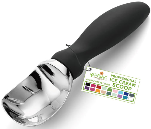 Spring Chef Heavy Duty Ice Cream Scoop with Comfor