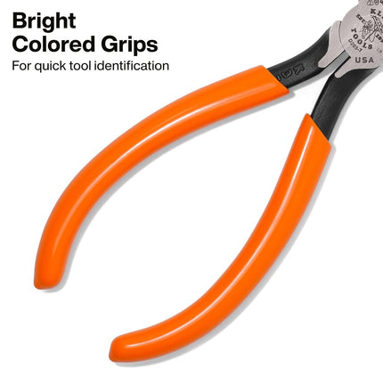 Klein Tools D203-7 Needle Nose Pliers, Long Nose Side Cutters, Heavy Duty Alligator Pliers, 7-Inch