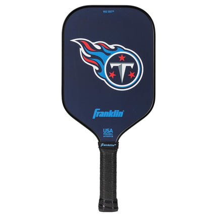 Franklin Sports NFL Tennessee Titans Pickleball Paddle - Official NFL Team Pickleball Paddles - USAP (USAPA) Approved Premium Quality Pickleball Paddles - Authentic Team Logos + Colors