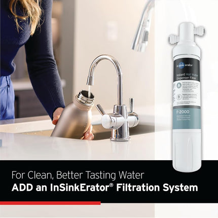 InSinkErator HC250MBLK-SS HOT250 Instant Hot/Cold Water Dispenser, Matte Black