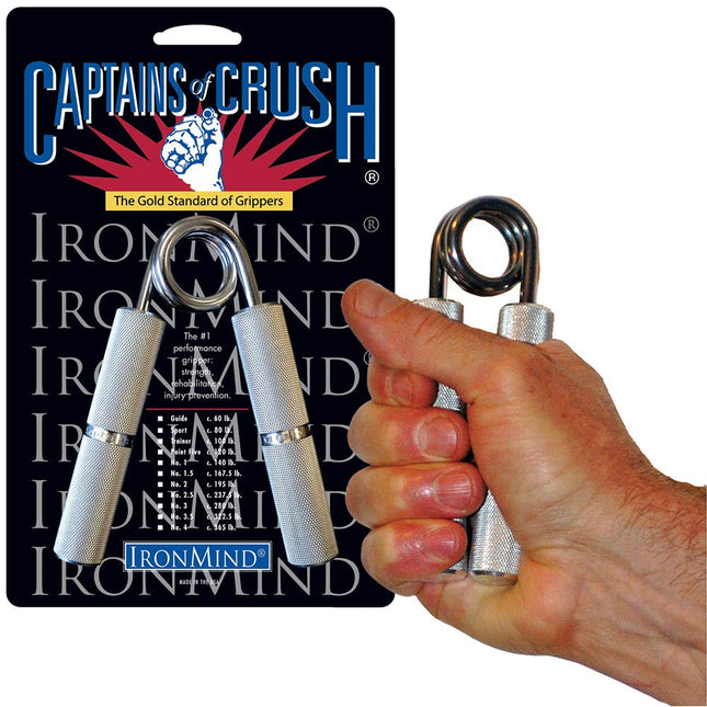 Captains of Crush USA – Iron Mind Grippers – COC No.1 Approx.63 kg – The Gold Standard Grippers – Hand Grippers