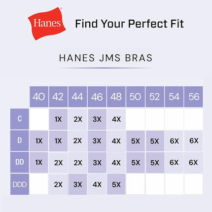 Just My Size Women's Soft Bra, Nude, 6X