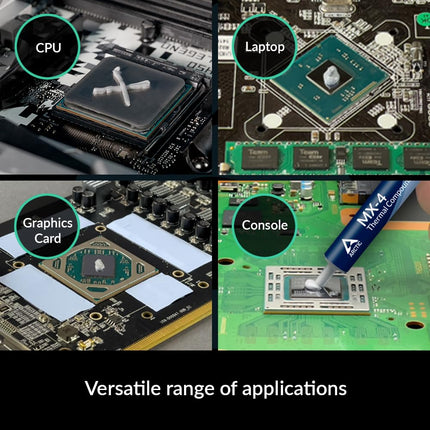 ARCTIC MX-4 (8 g) - Premium Performance Thermal Paste for all processors (CPU, GPU - PC, PS4, XBOX), very high thermal conductivity, long durability, safe application, non-conductive, non-capacitive
