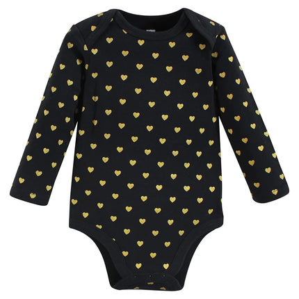 Hudson Baby Grenouillères unisexe à manches longues en coton, Daddys Princess, 9-12 mois