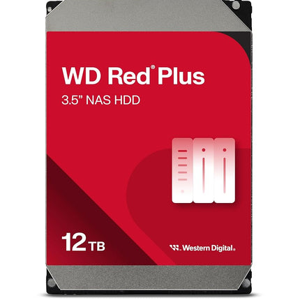WD Red Plus 12TB NAS 3.5" Internal Hard Drive - 72
