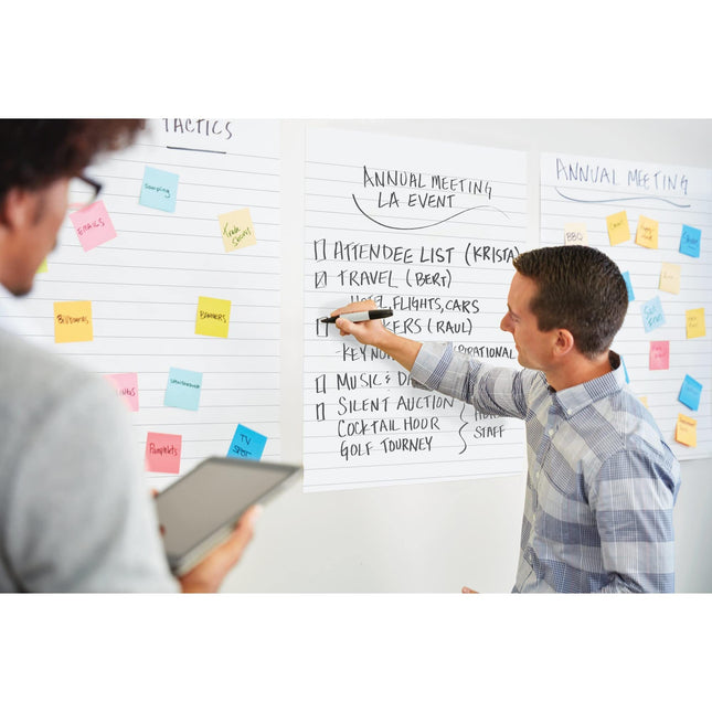 Bloc chevalet Post-it - 30 feuilles, 63,5 x 76,2 cm - Idéal pour les enseignants et les élèves en ligne