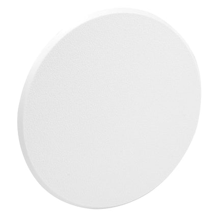 Prime-Line U 9265 Vinyl Circular Wall Protector with Self-Adhesive Backing, 7-in. Diameter, White (Single Pack)