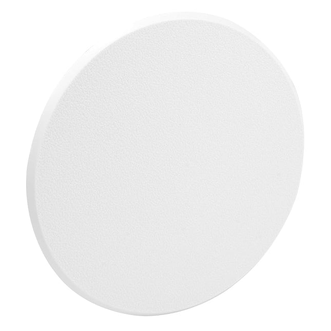 Prime-Line U 9265 Vinyl Circular Wall Protector with Self-Adhesive Backing, 7-in. Diameter, White (Single Pack)