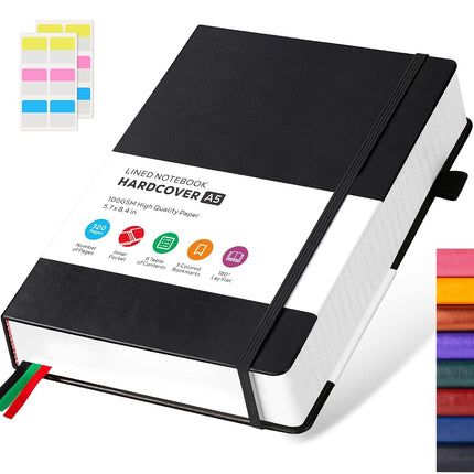 Hardcover Lined Notebook Journal for Writing, 320 