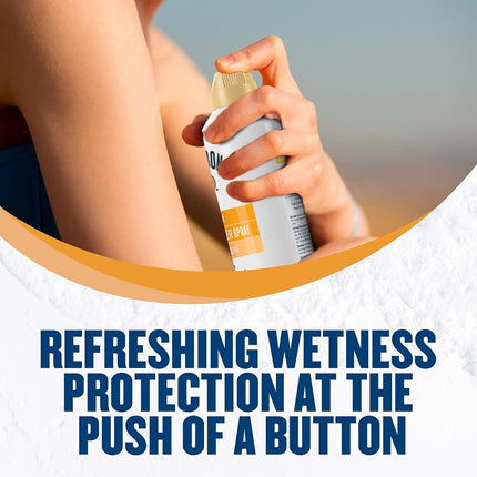 Gold Bond No Mess Clear Invisible Body Powder Spray, Deodorant Spray, 7 oz.