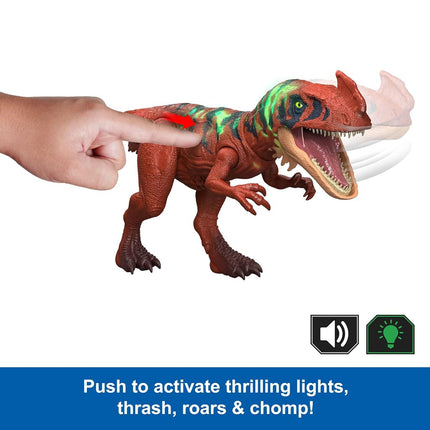 Mattel Jurassic World Wild Roar Afrovenator Dinosaur Sound Toy