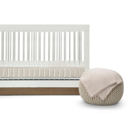 Delta Children 100% Cotton Muslin Baby Receiving Blankets for Girls and Boys � 47x47 Inches (Pack of 2), Neutral Boho