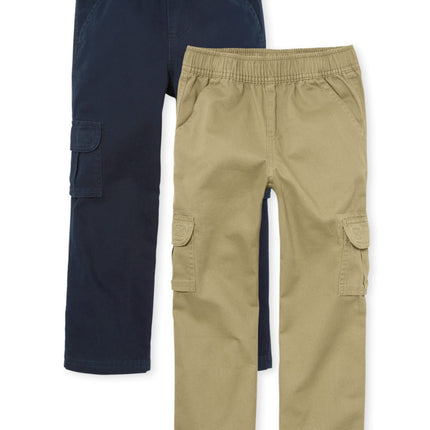 The Children's Place Boys' Pull on Cargo Pants, Ne