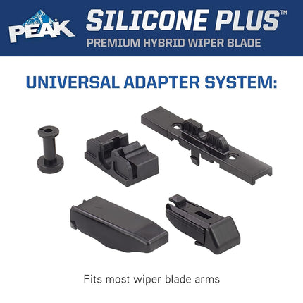 PEAK Silicone Plus Windshield Wiper Blade, 24-Inch (Pack of 1)
