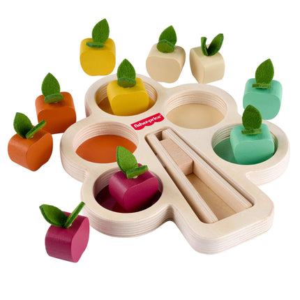 Fisher-Price Wood Montessori Sorting Tree Learning Activity, Ages 3+ Years