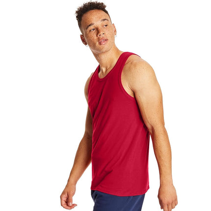 Hanes Men's X-Temp Tank Top 2 Pack, Deep Red, Small, Deep Red, Large